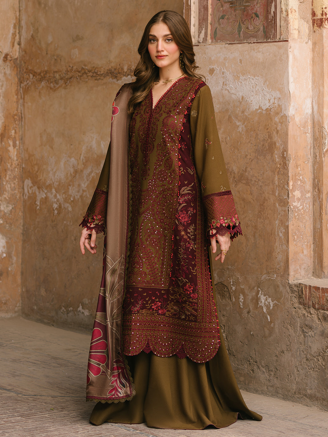 Bin Ilyaas - Gulabi Baagh Karandi Winter Collection '24