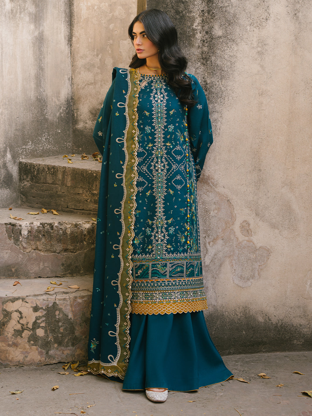 Bin Ilyaas - Gulabi Baagh Karandi Winter Collection '24
