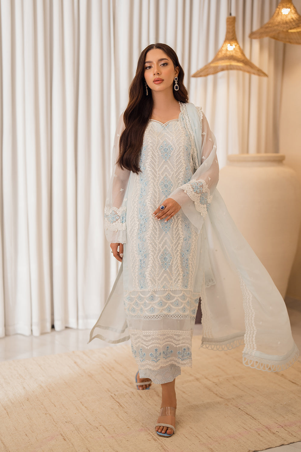 Azure - Ensembles Chiffon Collection '24