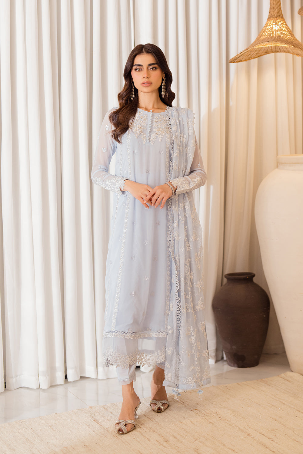 Azure - Ensembles Chiffon Collection '24