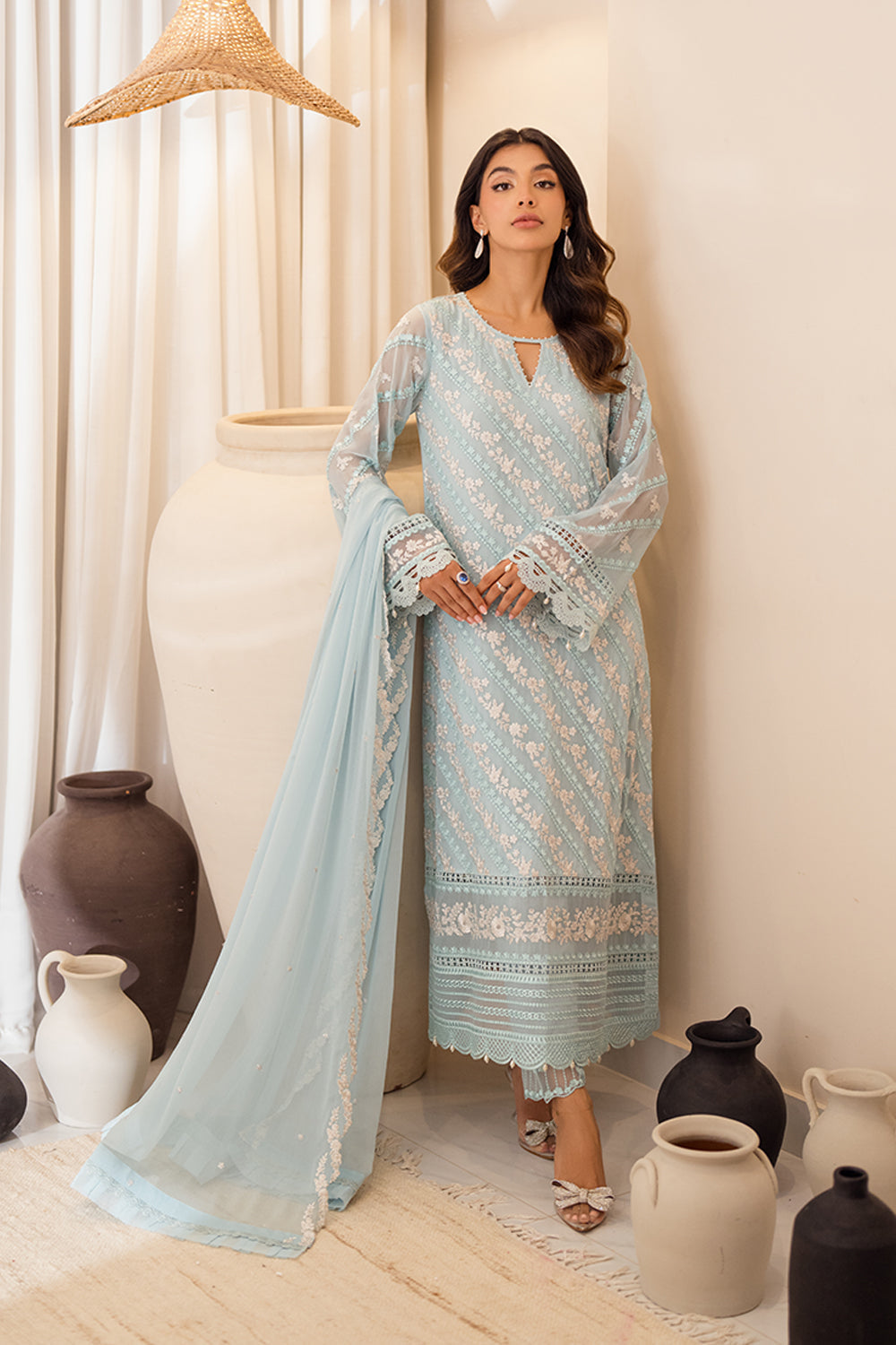 Azure - Ensembles Chiffon Collection '24