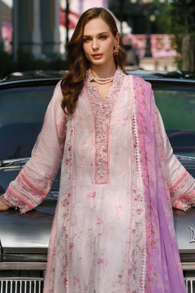 Noor by Saadia Asad - Eid Handwork Schiffli Laserkari Collection '23
