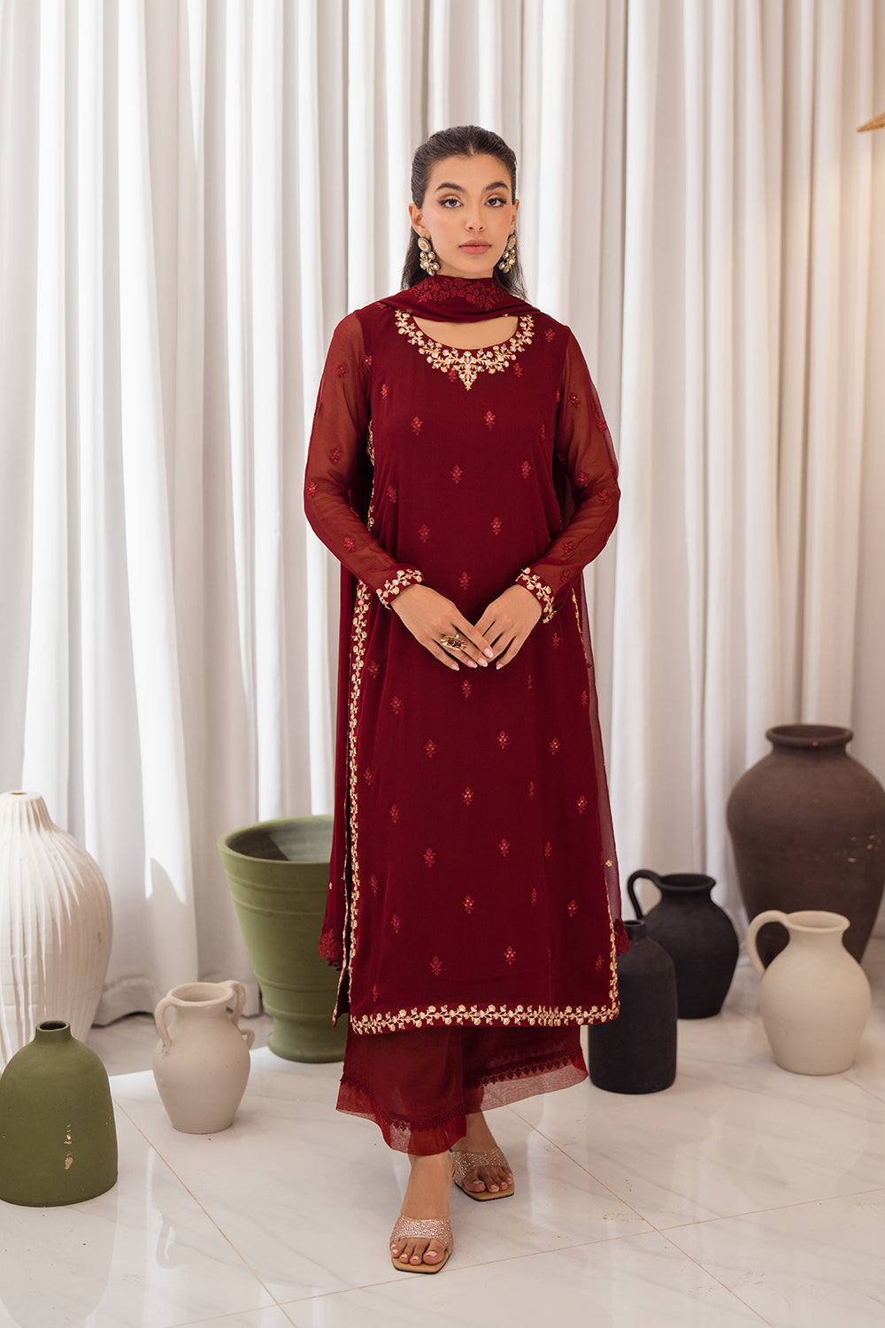 Azure - Ensembles Chiffon Collection '24