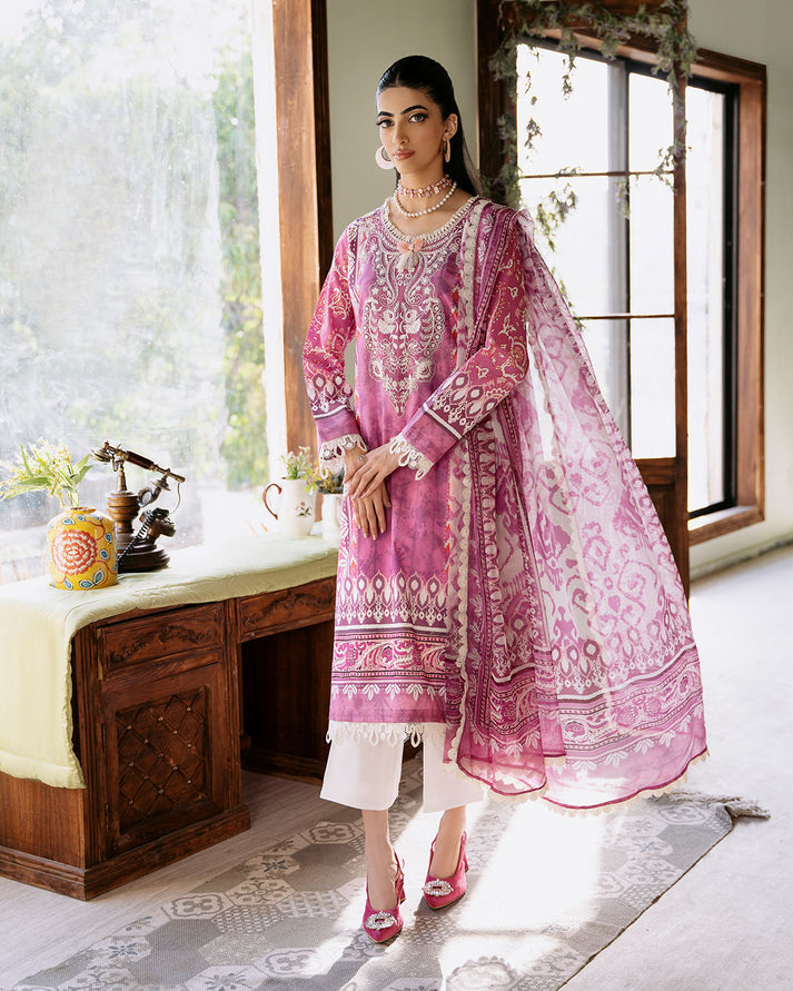 Roheenaz - Flora Printed & Embroidered Lawn Vol 3 ’24