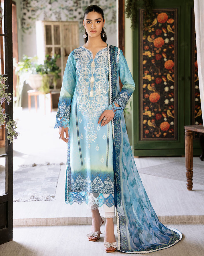Roheenaz - Flora Printed & Embroidered Lawn Vol 3 ’24