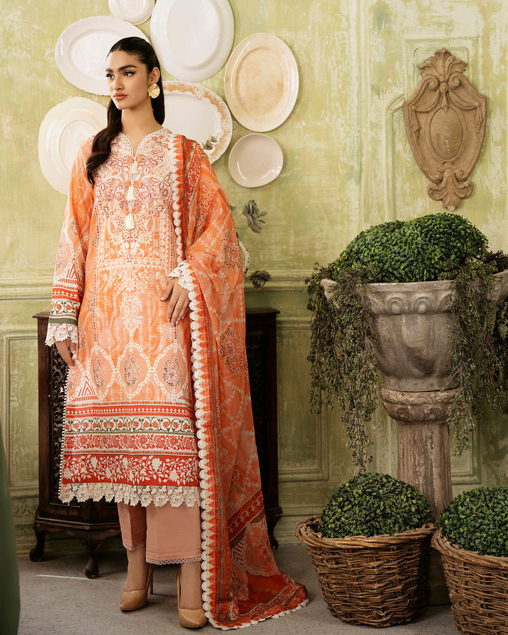 Roheenaz - Flora Printed & Embroidered Lawn Vol 3 ’24