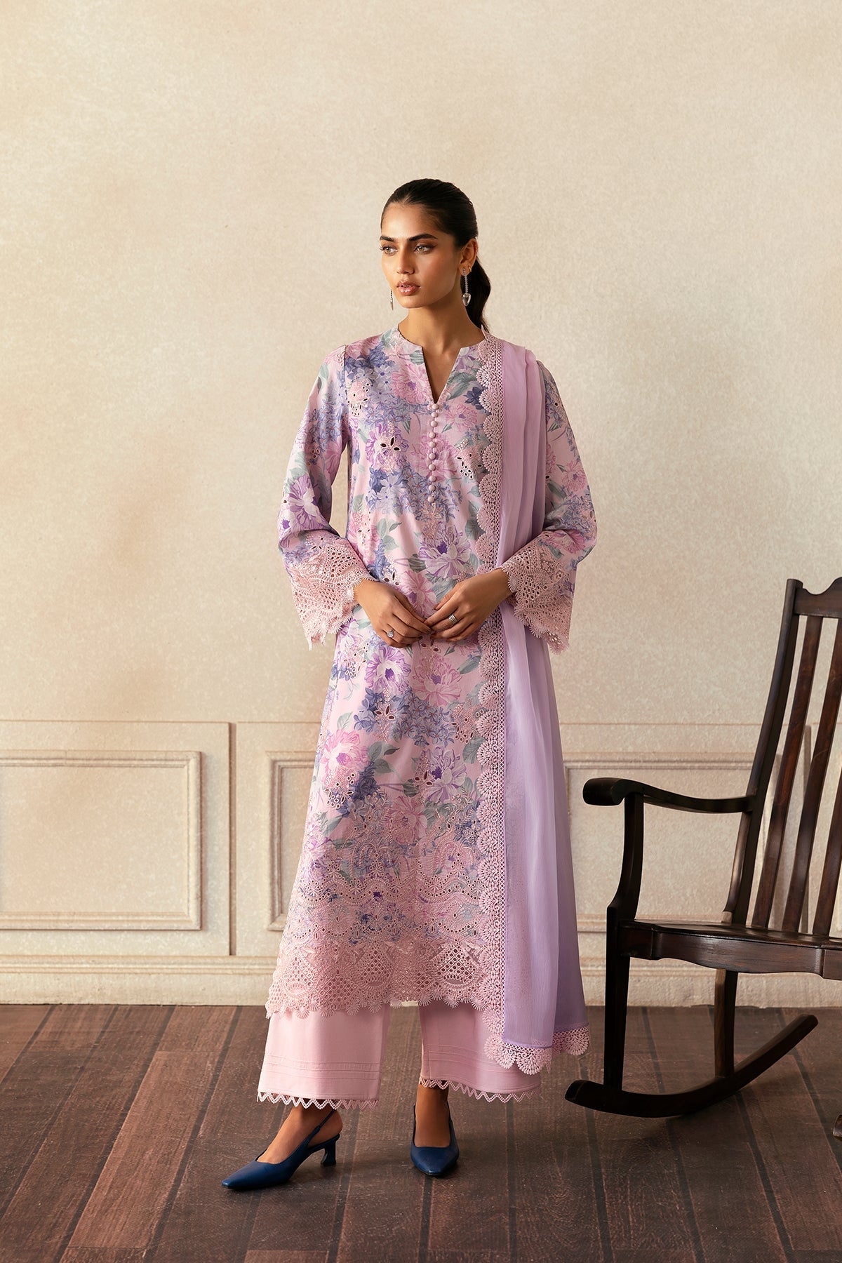 Afrozeh - DayBreak Printed Chikankari Collection '25