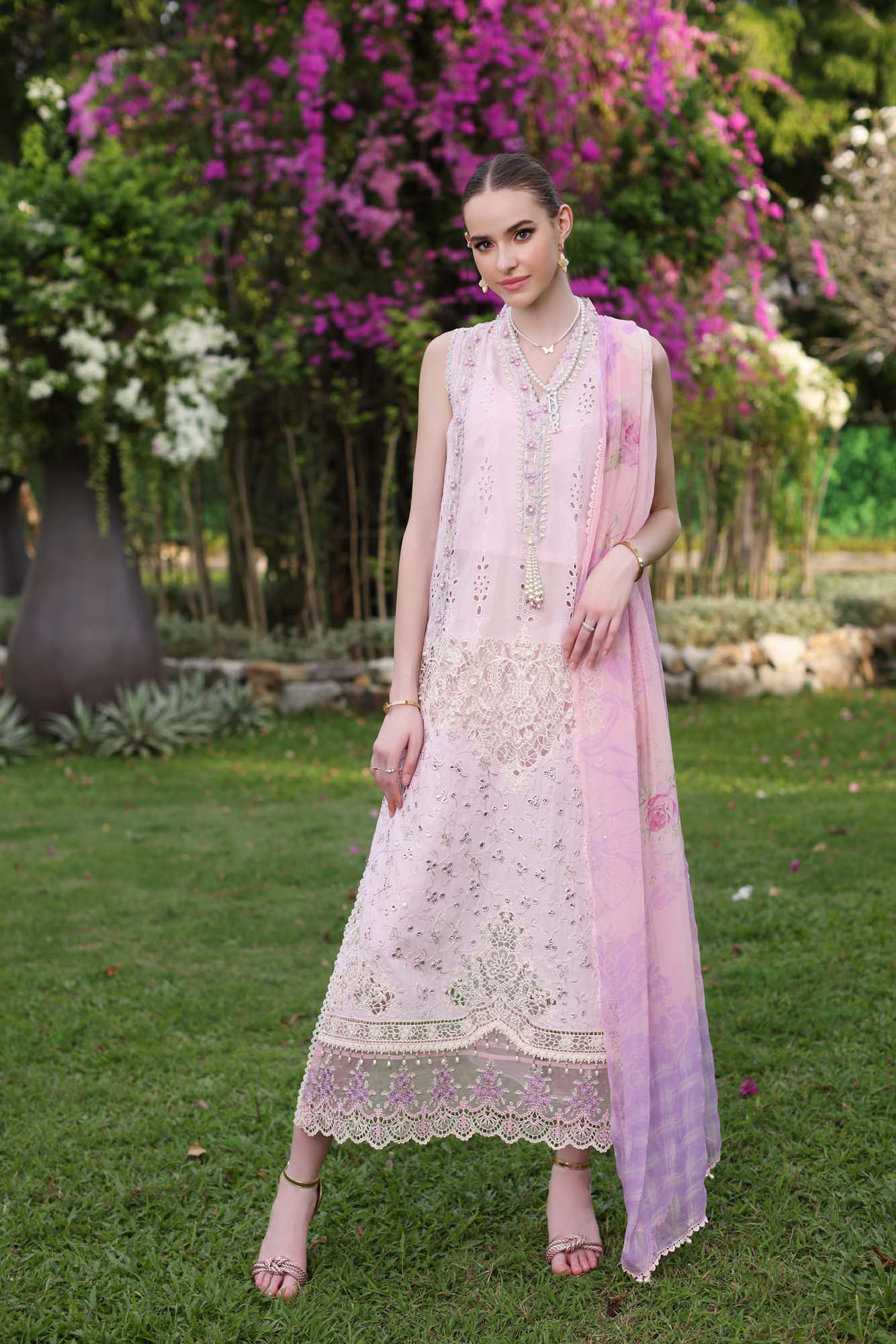 Noor by Saadia Asad - Luxury Chikankari Lawn '24