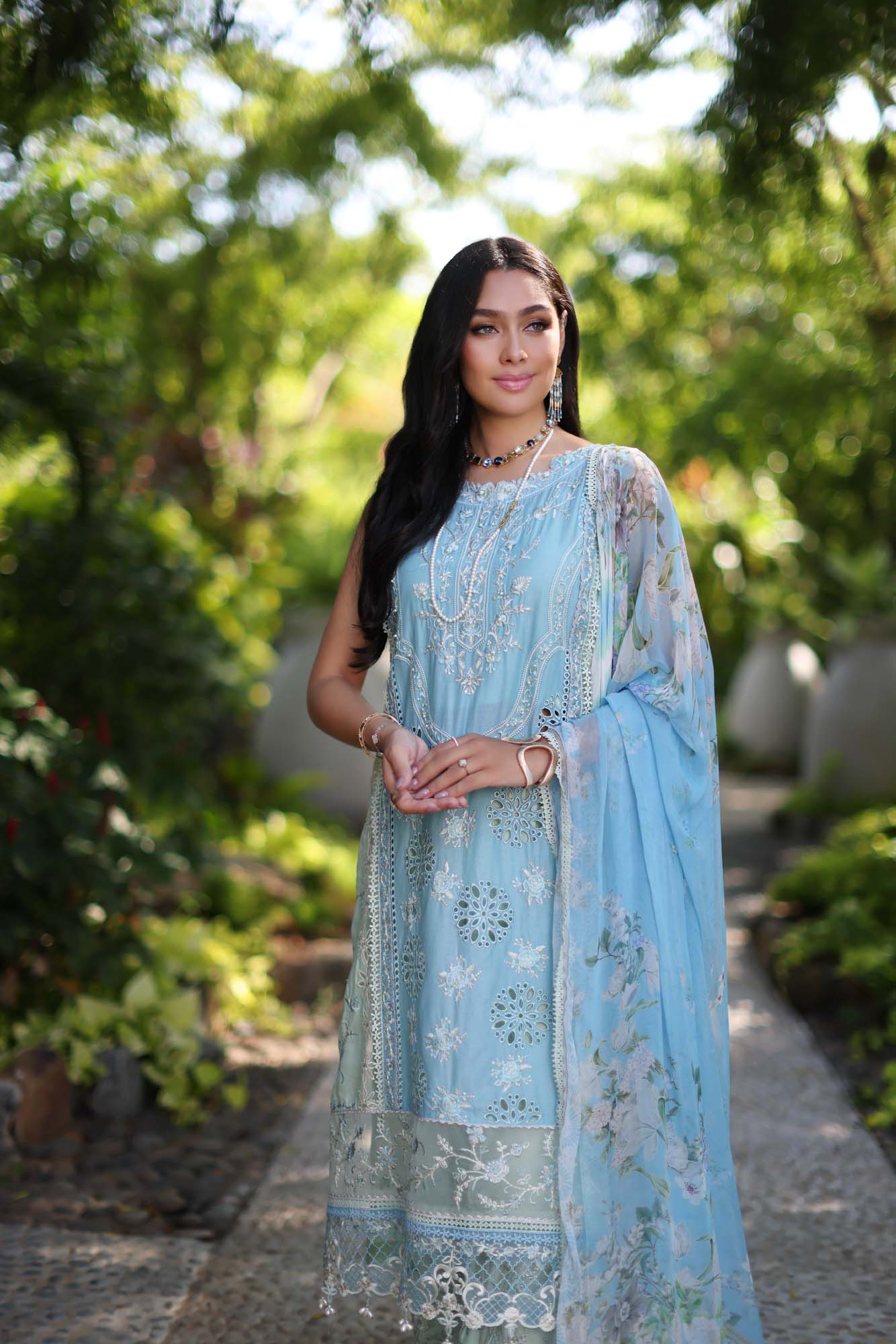 Noor by Saadia Asad - Luxury Chikankari Lawn '24