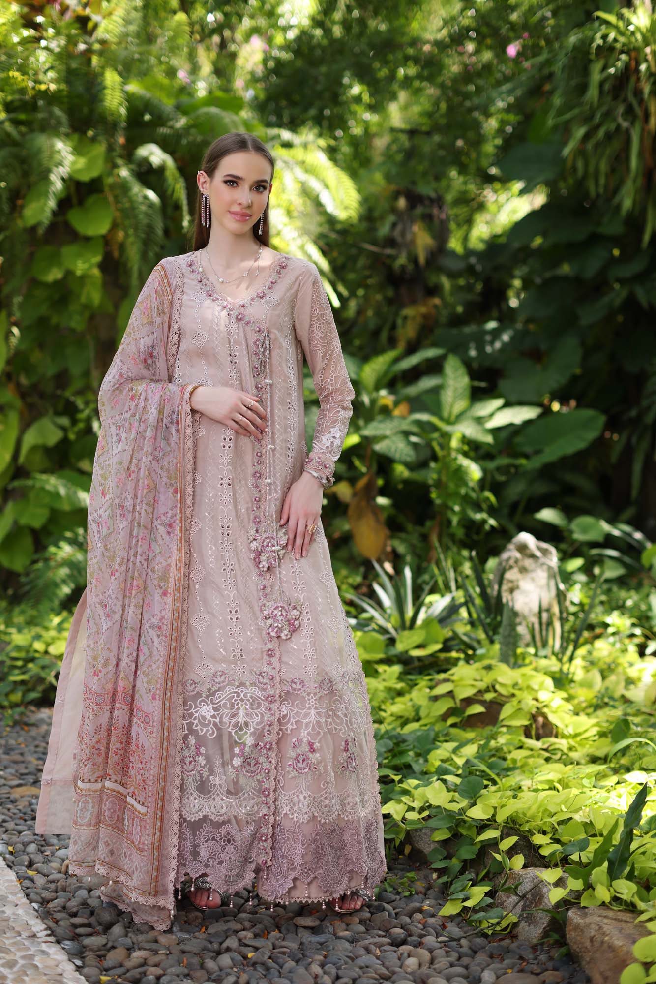Noor by Saadia Asad - Luxury Chikankari Lawn '24