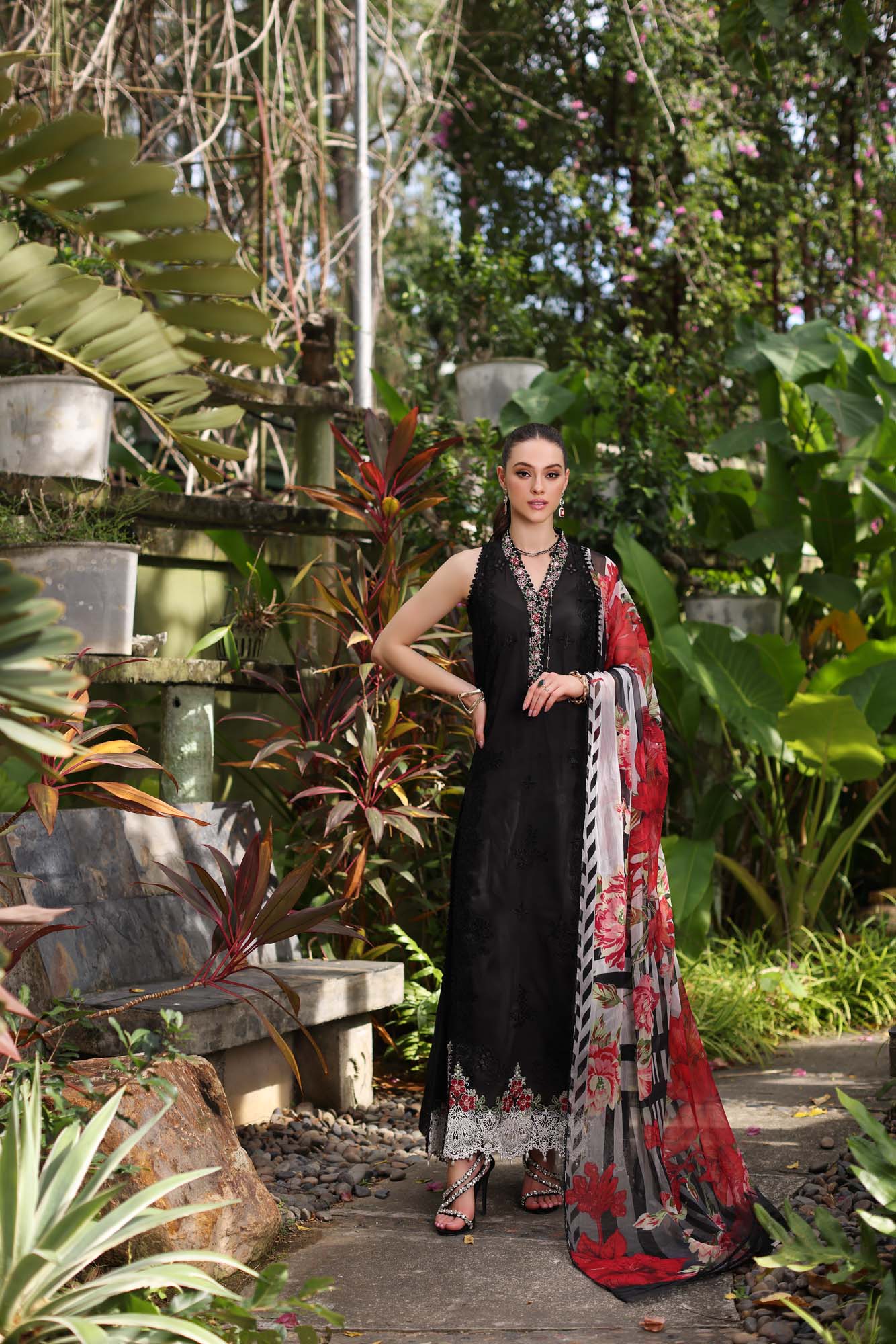 Noor by Saadia Asad - Luxury Chikankari Lawn '24