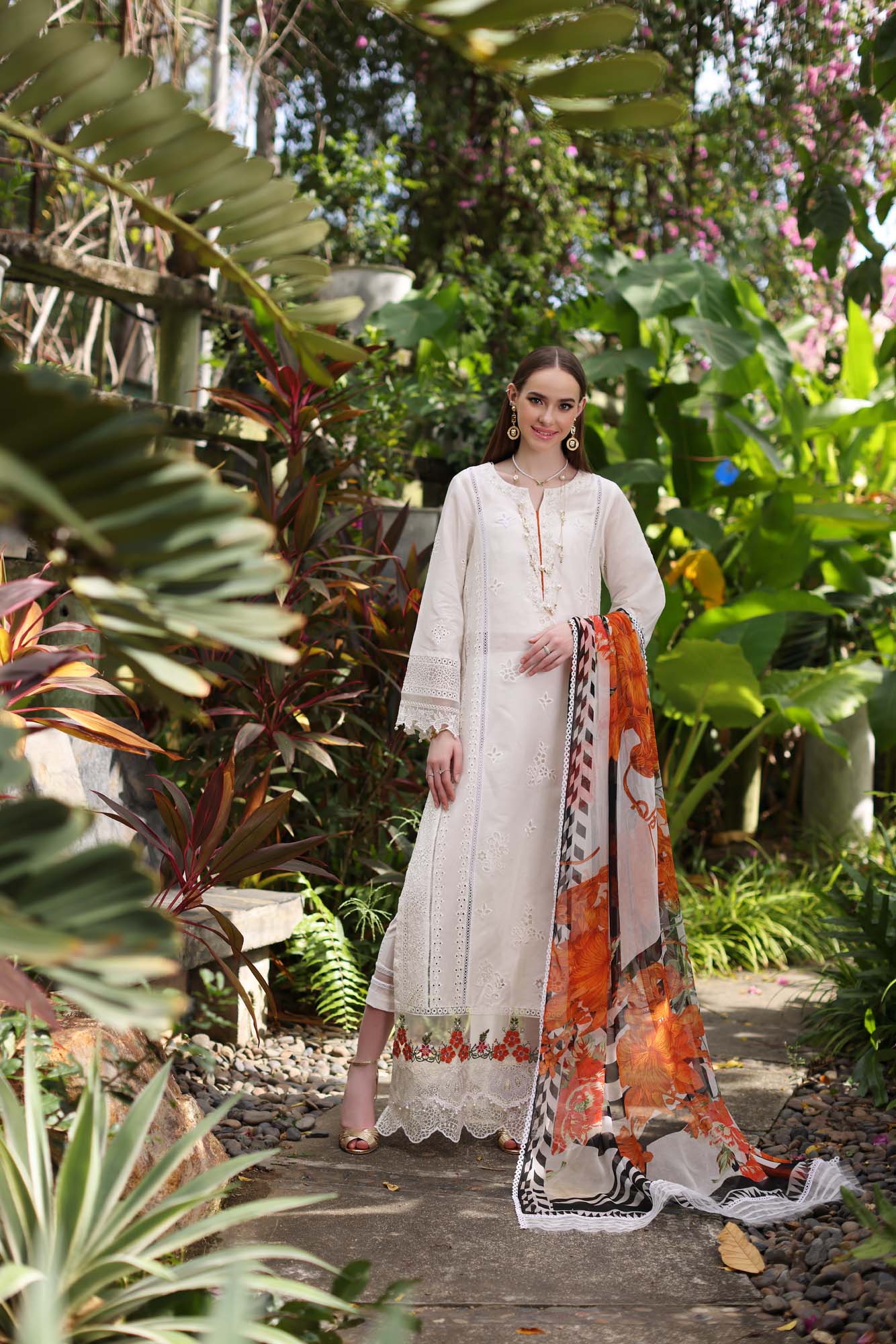 Noor by Saadia Asad - Luxury Chikankari Lawn '24