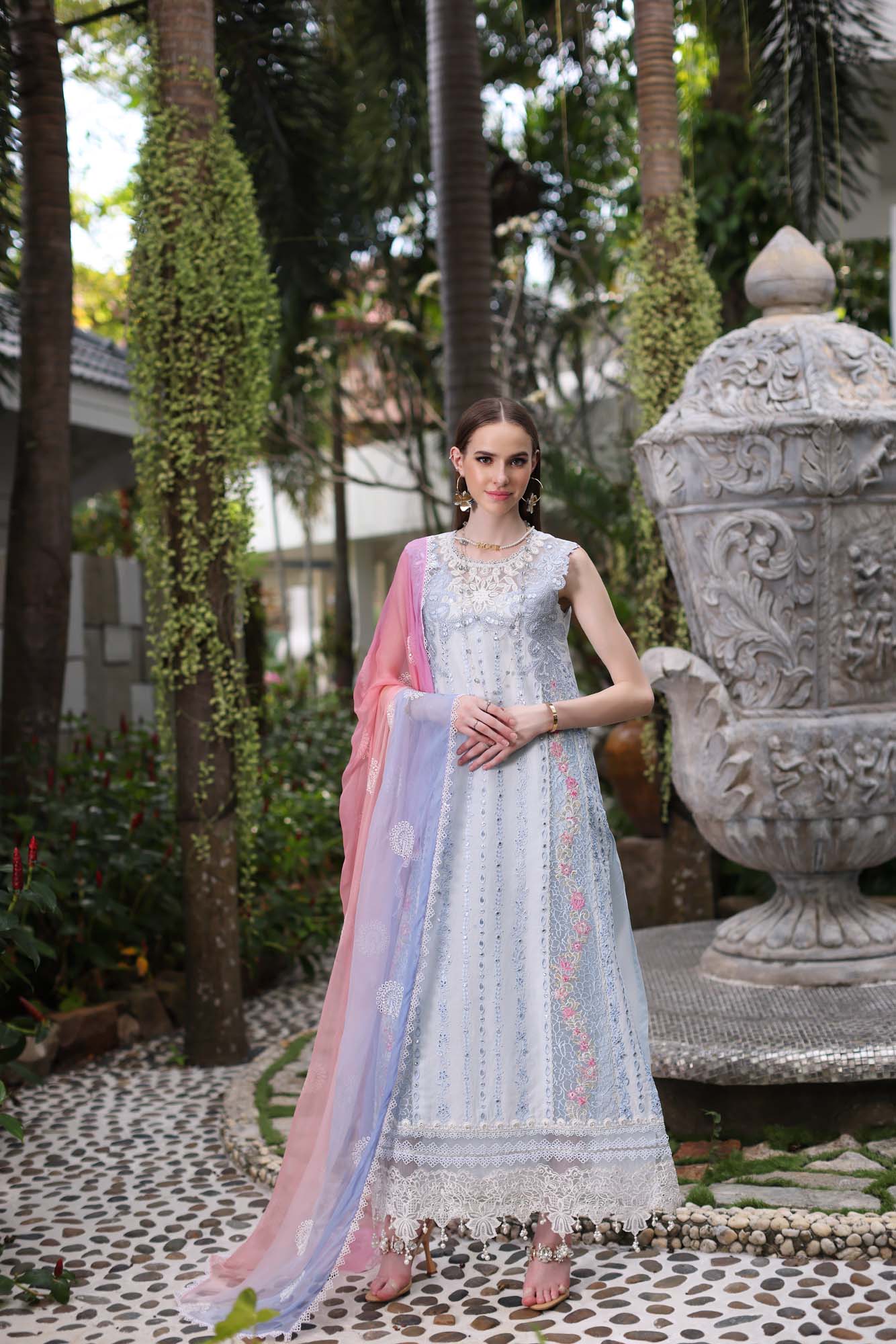 Noor by Saadia Asad - Luxury Chikankari Lawn '24