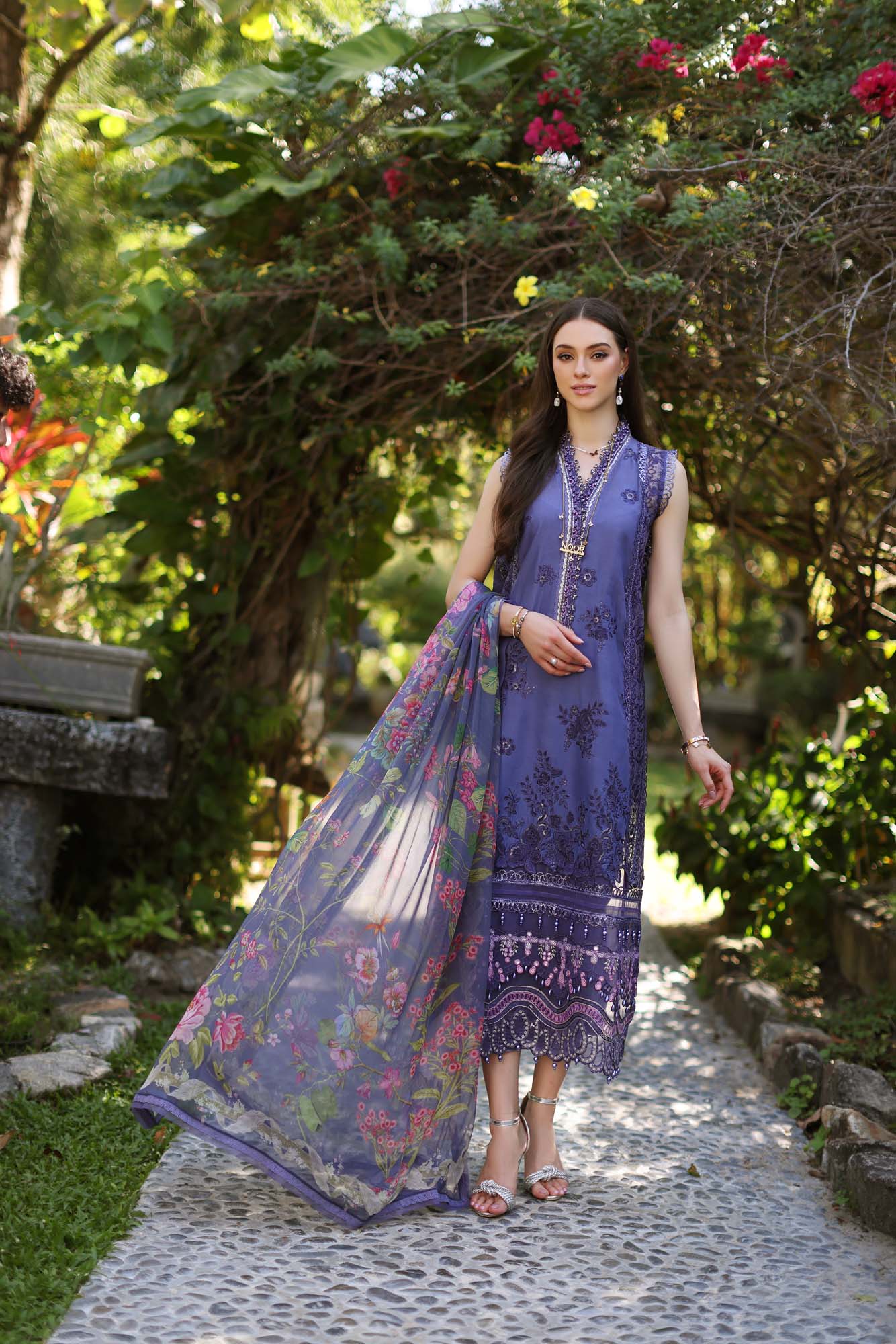 Noor by Saadia Asad - Luxury Chikankari Lawn '24