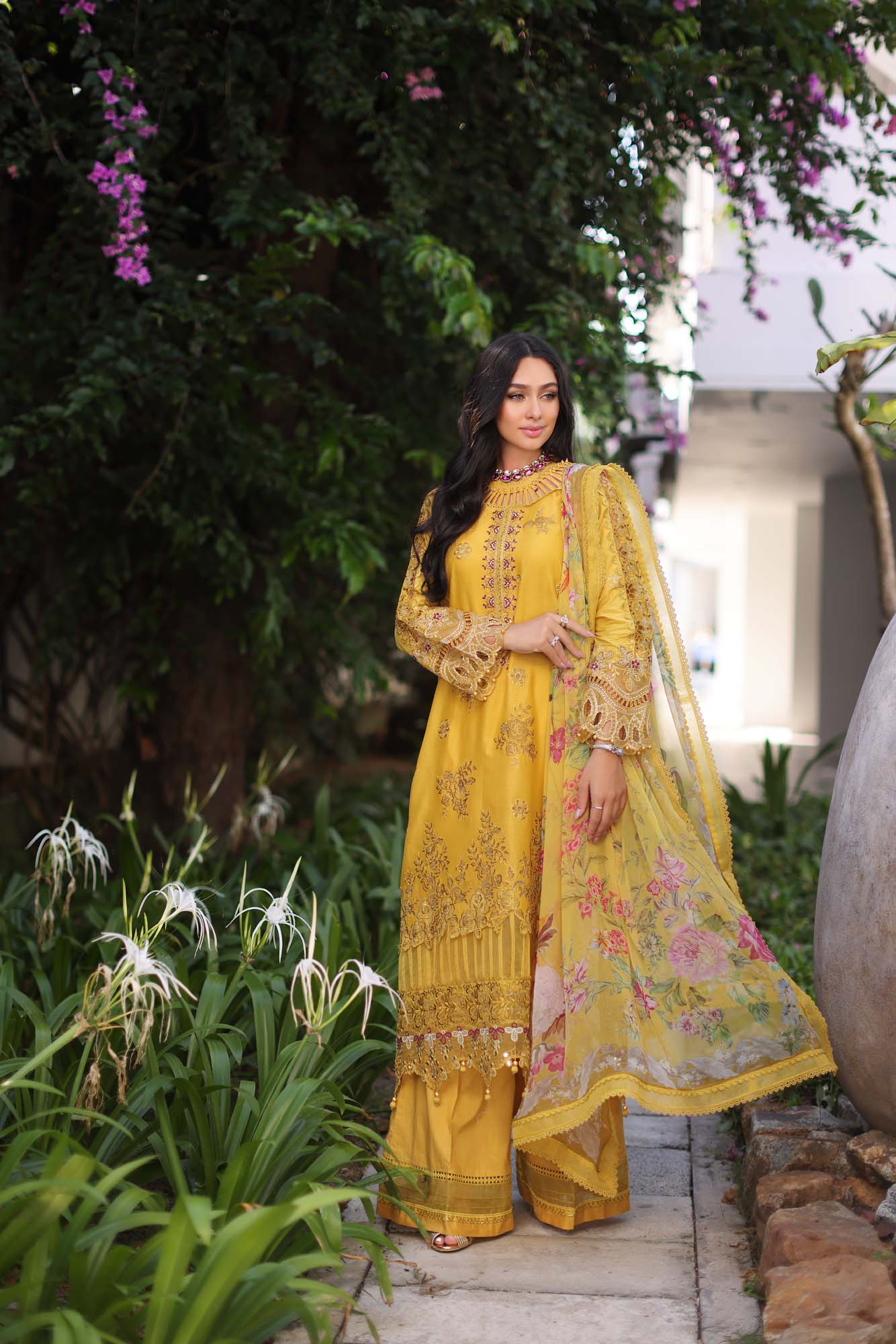 Noor by Saadia Asad - Luxury Chikankari Lawn '24