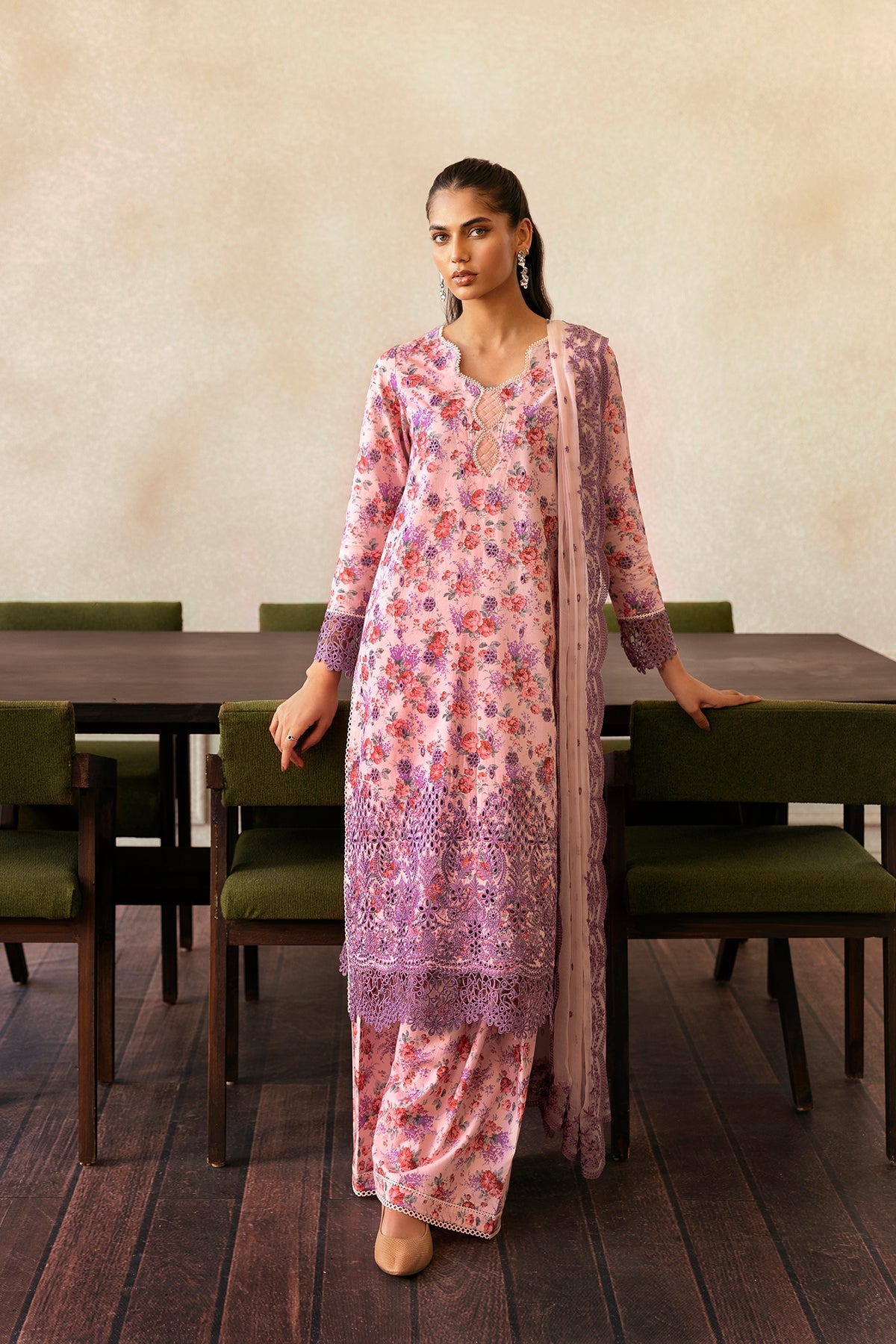 Afrozeh - DayBreak Printed Chikankari Collection '25