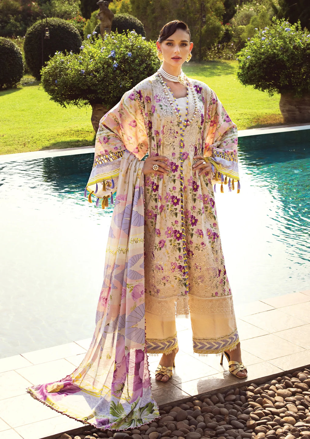 Elaf - Print Chikankari '24