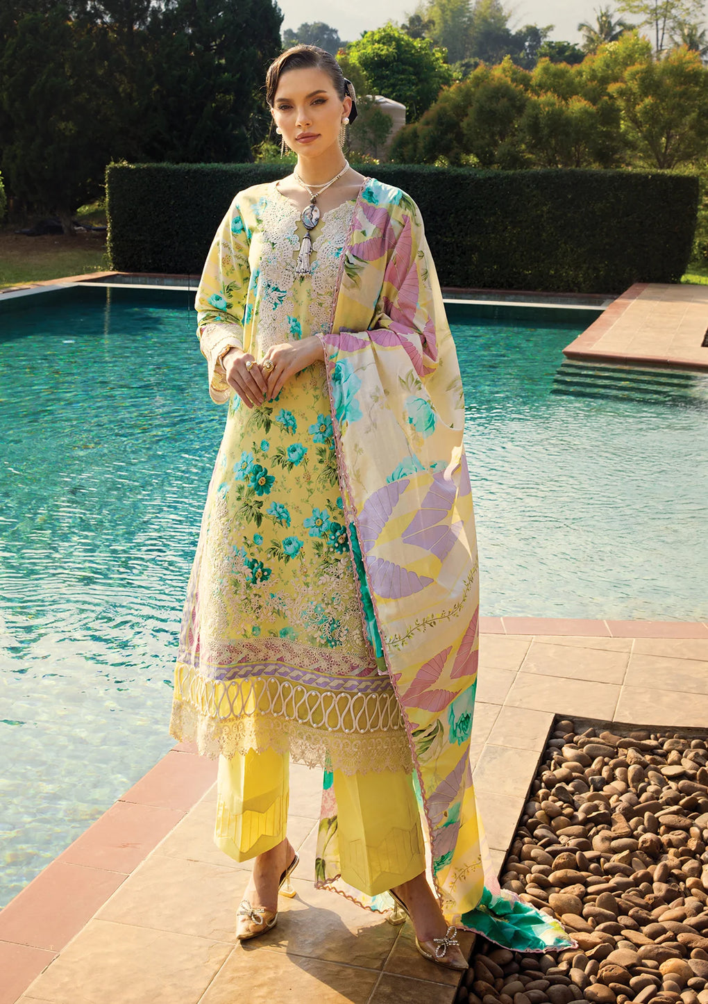 Elaf - Print Chikankari '24
