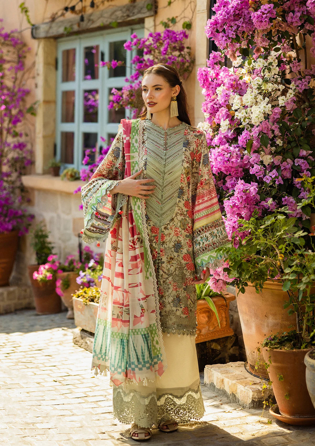 Elaf - Print Chikankari Collection '25