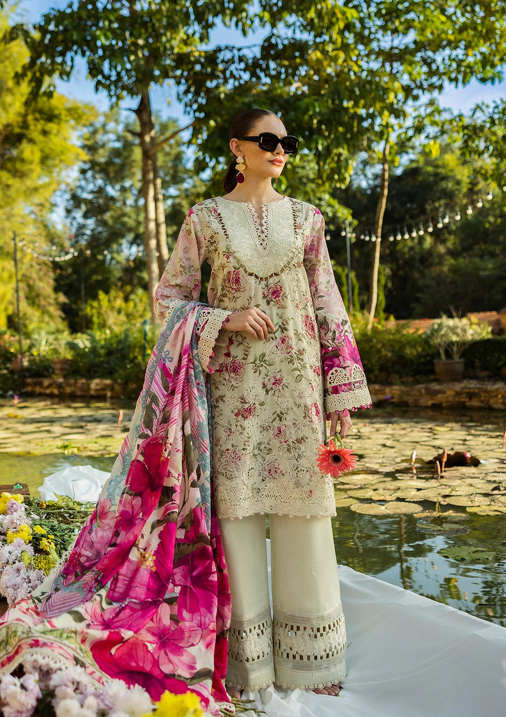 Elaf - Print Chikankari Collection '25
