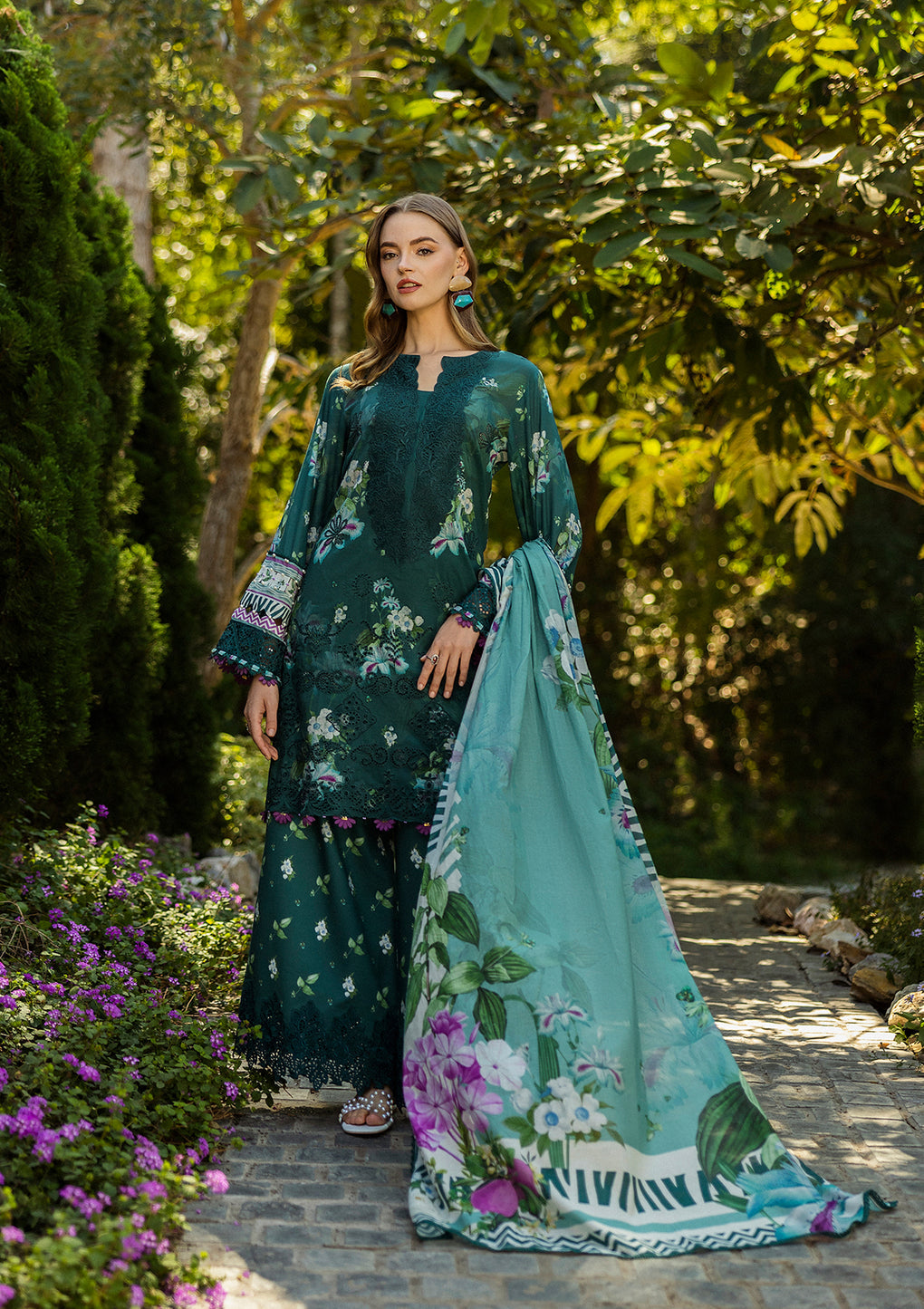 Elaf - Print Chikankari Collection '25