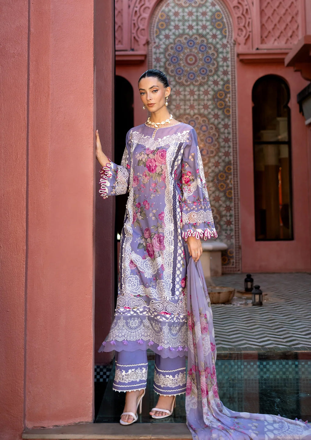 Elaf - Signature Embroidered Lawn Collection '25