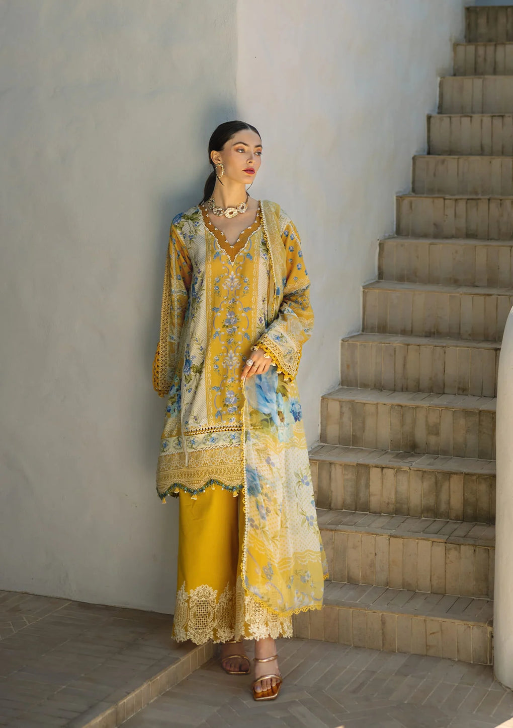 Elaf - Signature Embroidered Lawn Collection '25