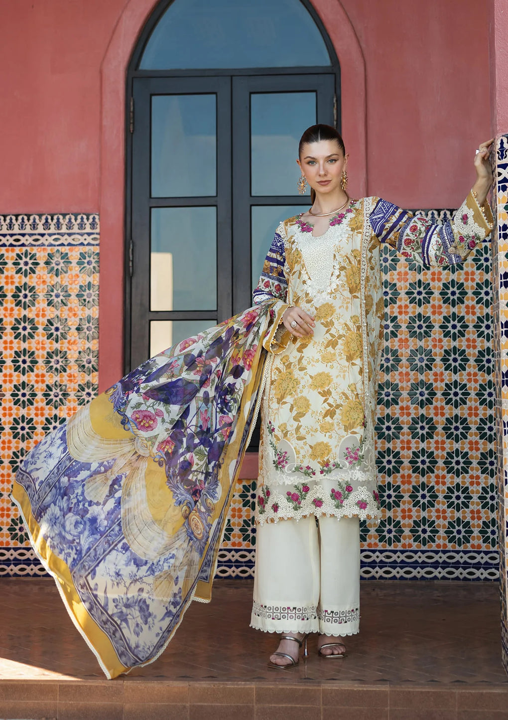 Elaf - Signature Embroidered Lawn Collection '25