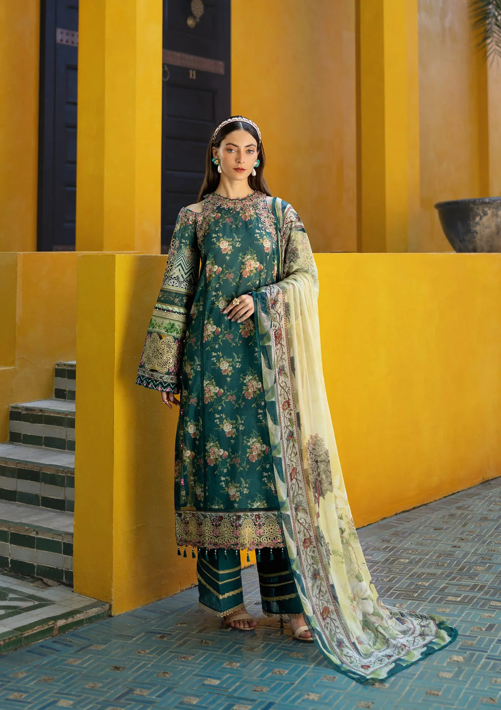 Elaf - Signature Embroidered Lawn Collection '25