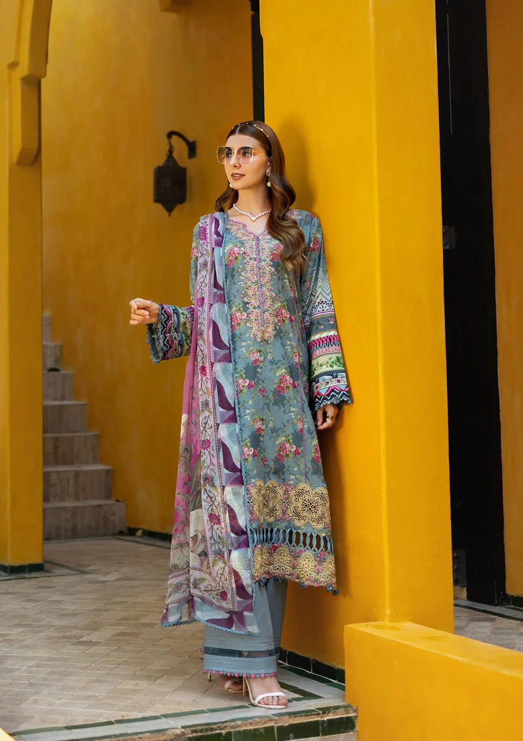 Elaf - Signature Embroidered Lawn Collection '25