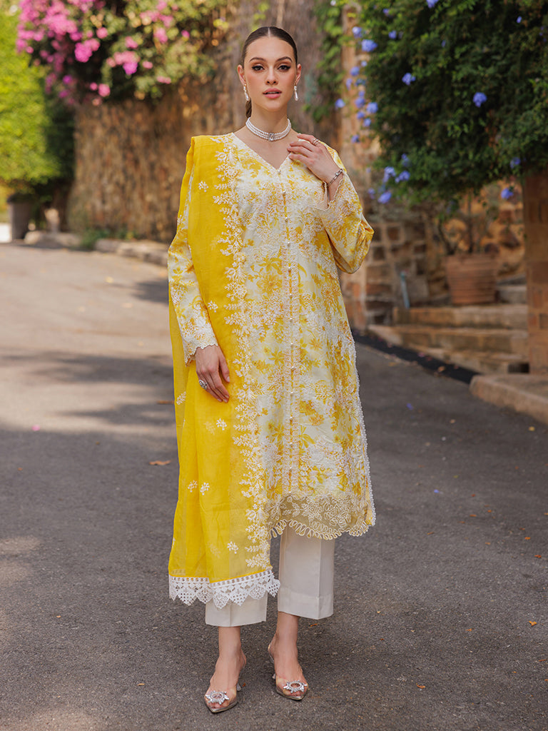 RajBari - Floral Symphony Lawn '25 Nissa