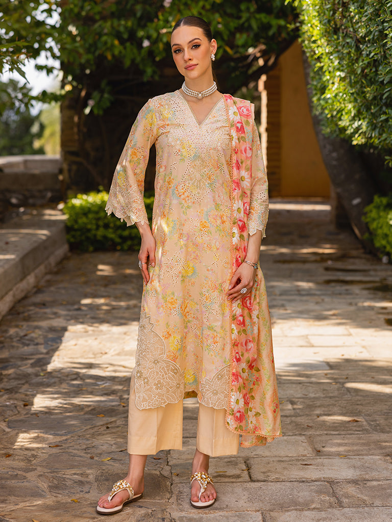 RajBari - Floral Symphony Lawn '25 Nissa