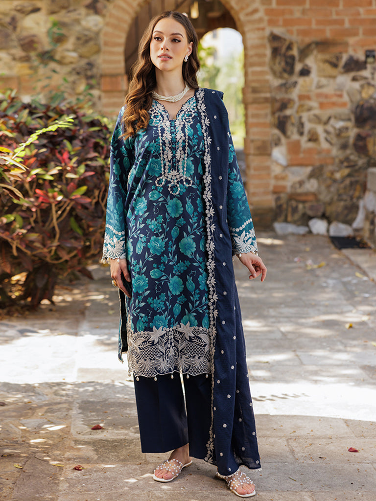 RajBari - Floral Symphony Lawn '25 Nissa