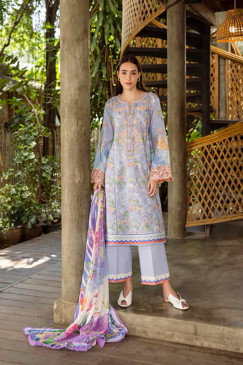 Roheenaz - Ethereal Bloom Embroidered Print Collection '25