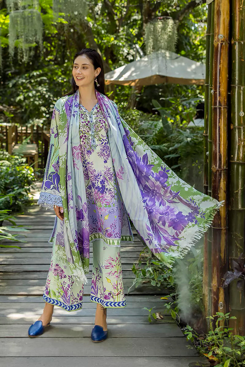 Roheenaz - Ethereal Bloom Embroidered Print Collection '25