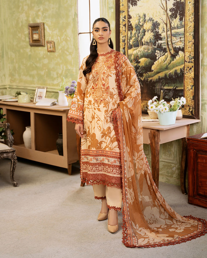Roheenaz - Flora Printed & Embroidered Lawn Vol 3 ’24