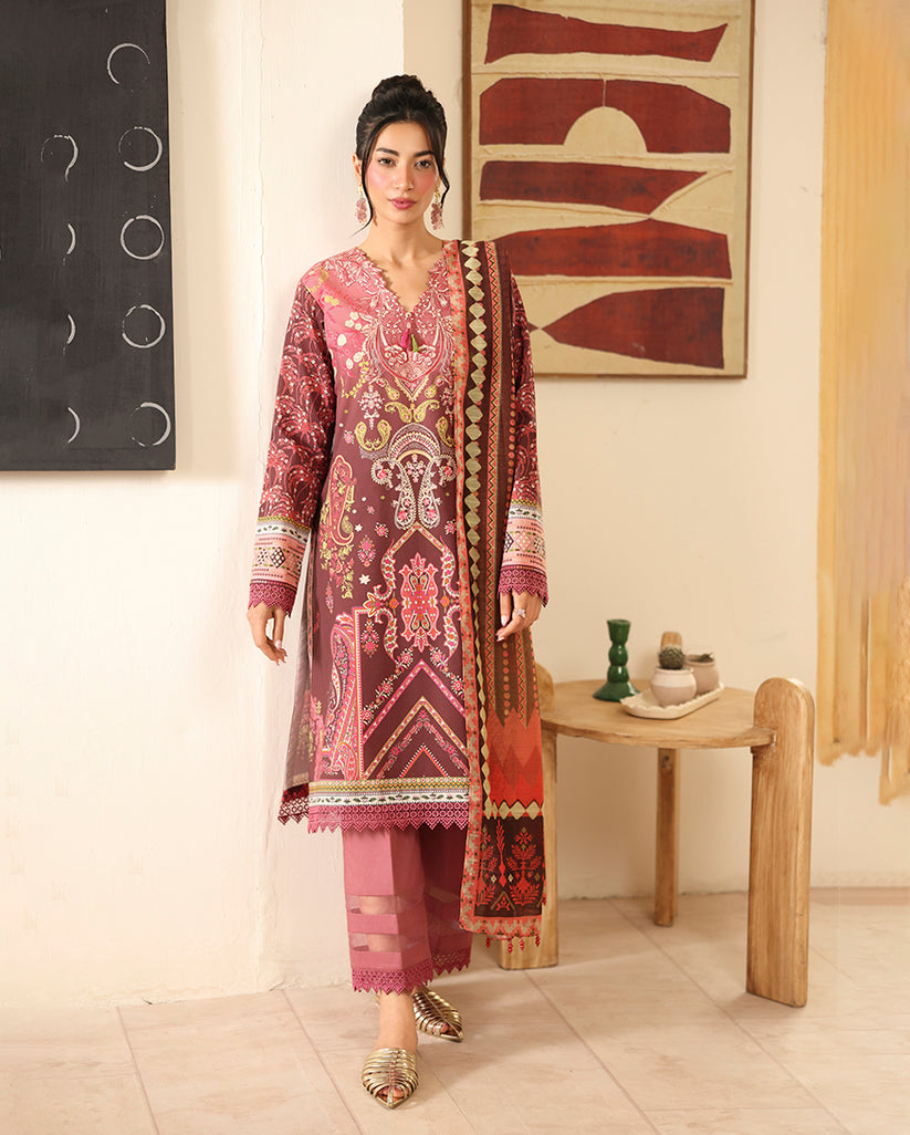 Roheenaz - Pareesa Printed Cambric Collection '25