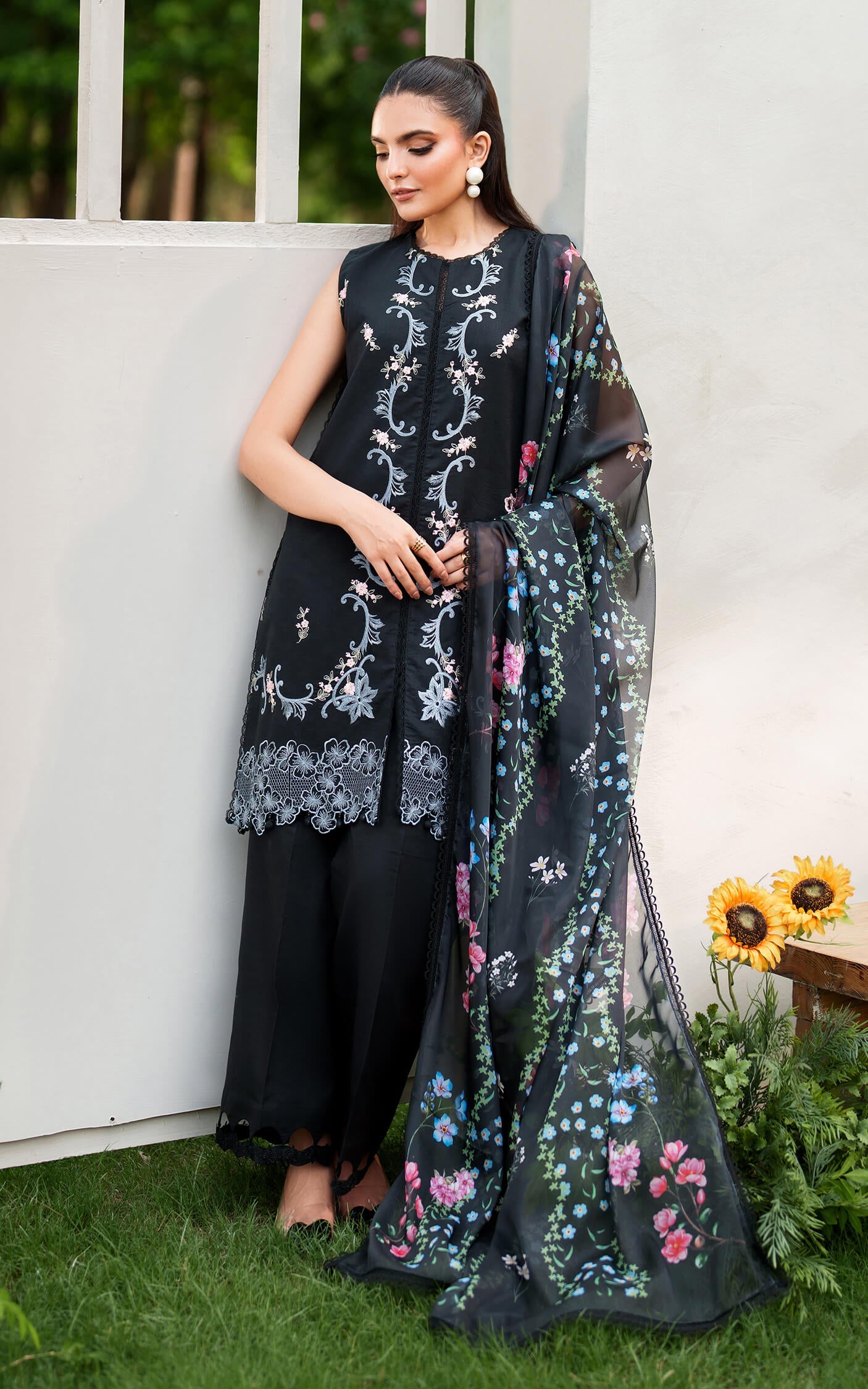 Asifa & Nabeel - EDEN Cambric Unstitched Collection '25