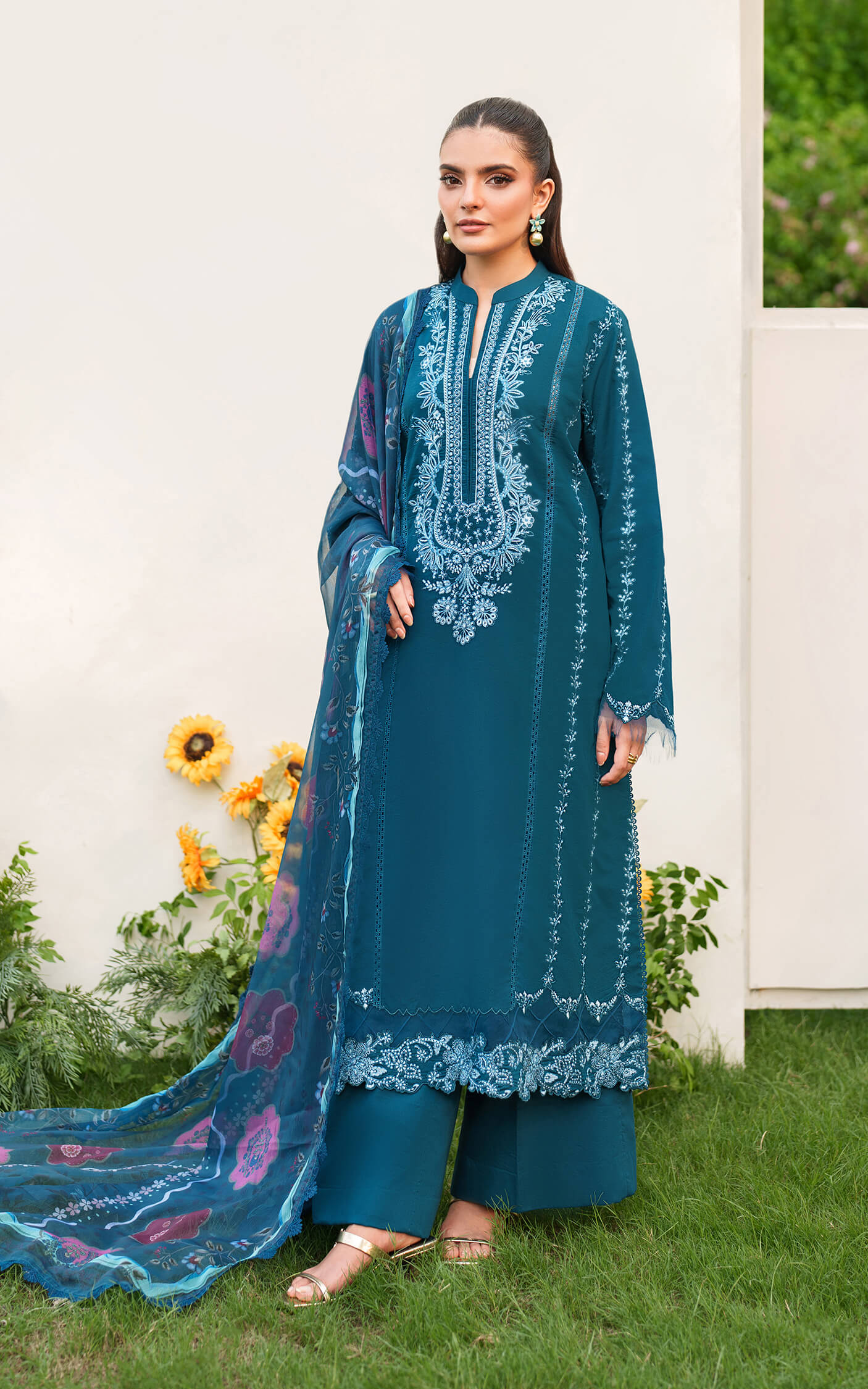 Asifa & Nabeel - EDEN Cambric Unstitched Collection '25