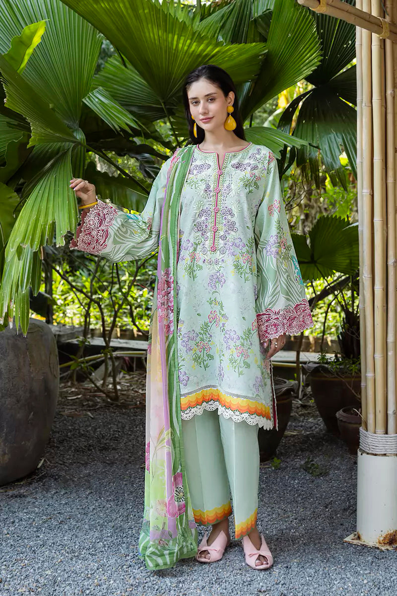Roheenaz - Ethereal Bloom Embroidered Print Collection '25