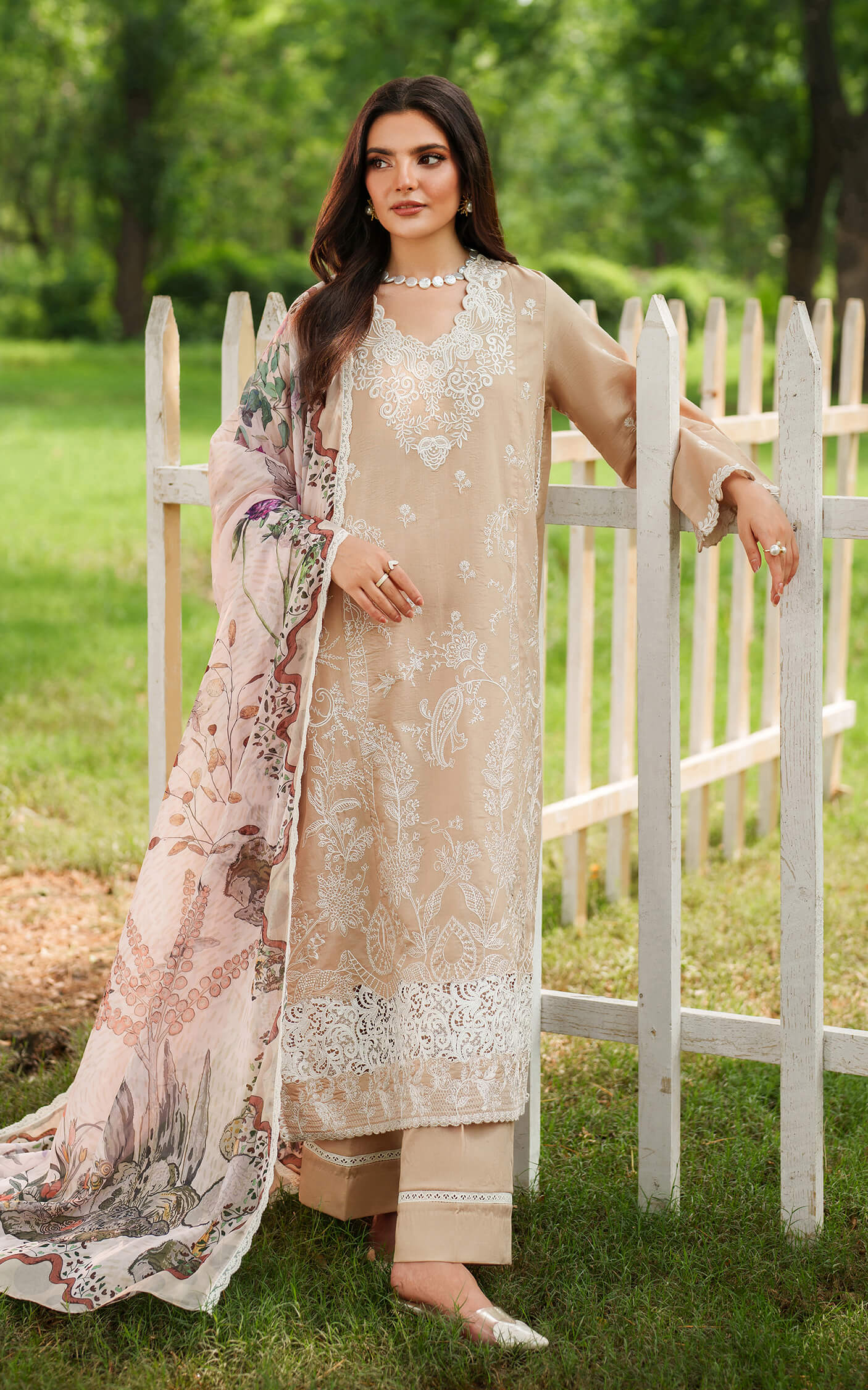 Asifa & Nabeel - EDEN Cambric Unstitched Collection '25