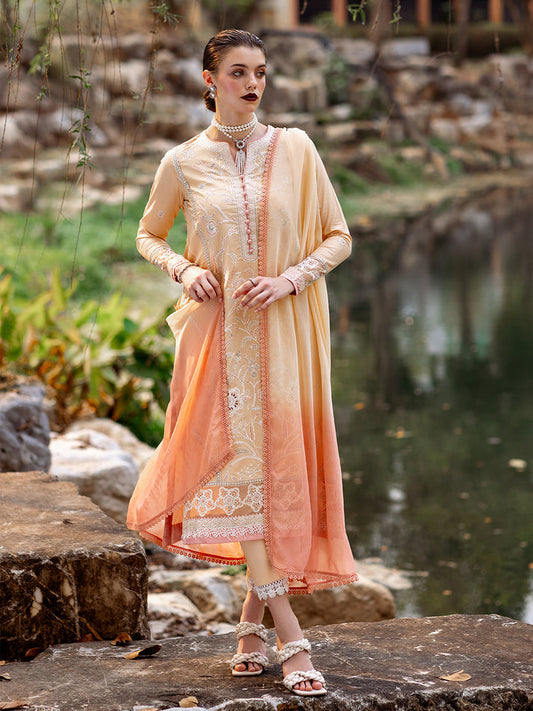 Roheenaz - Dahlia Unstitched Embroidered Lawn '24