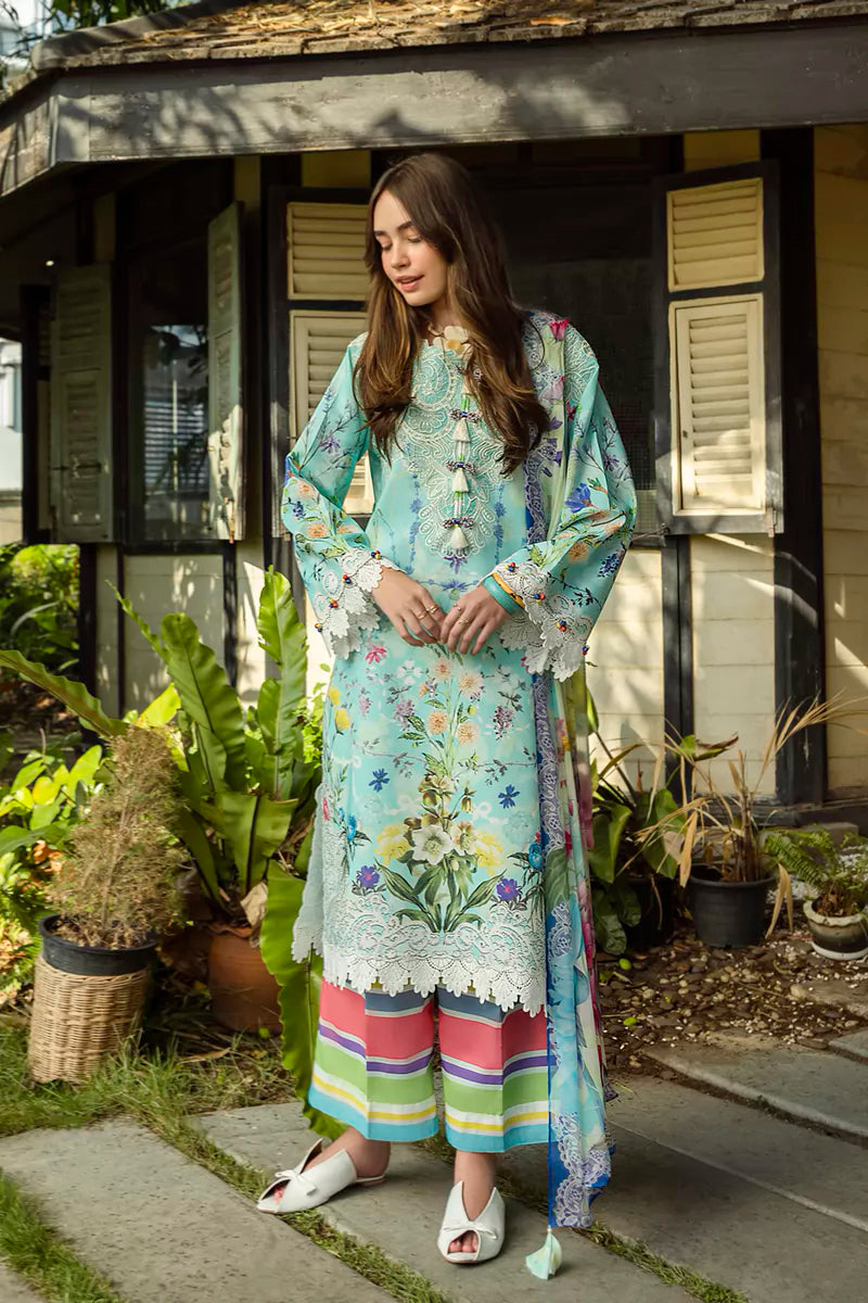 Roheenaz - Ethereal Bloom Embroidered Print Collection '25