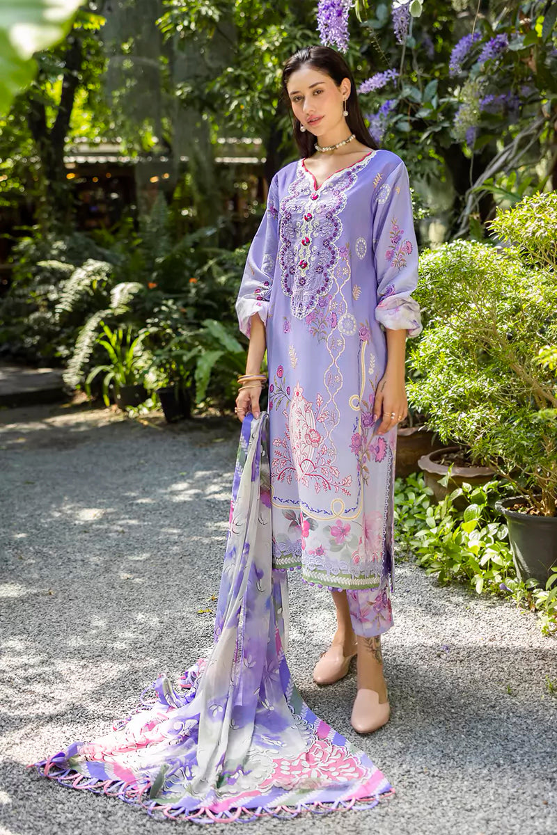 Roheenaz - Ethereal Bloom Embroidered Print Collection '25