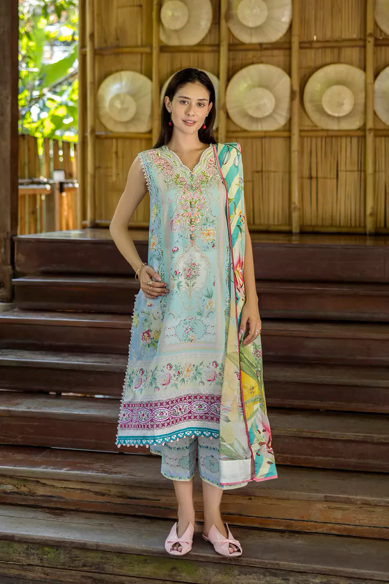 Roheenaz - Ethereal Bloom Embroidered Print Collection '25