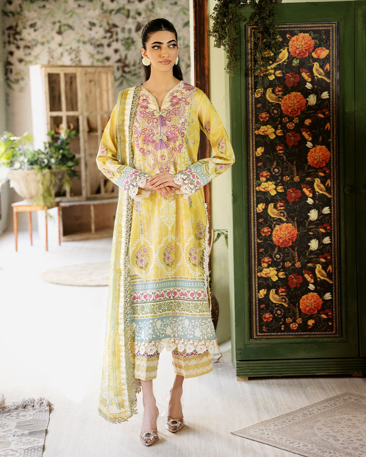 Roheenaz - Flora Printed & Embroidered Lawn Vol 3 ’24