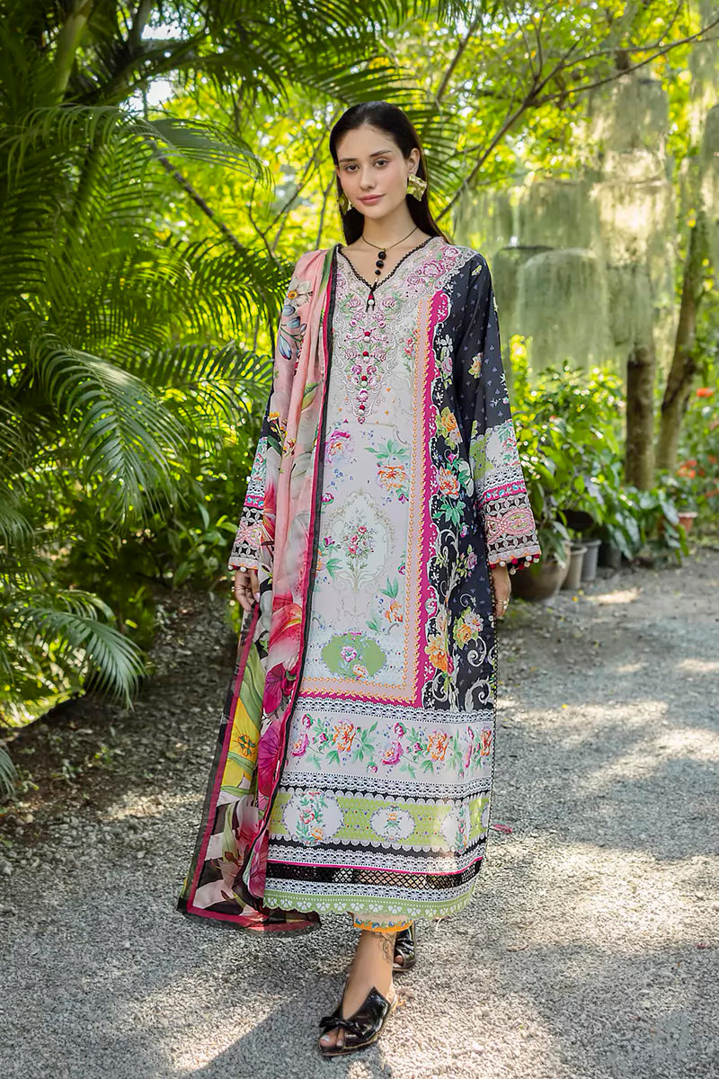Roheenaz - Ethereal Bloom Embroidered Print Collection '25