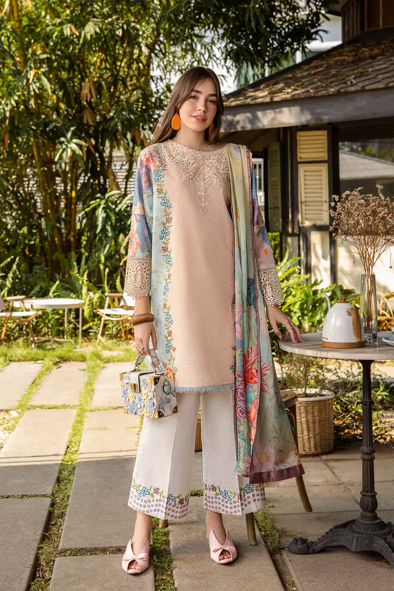Roheenaz - Ethereal Bloom Embroidered Print Collection '25