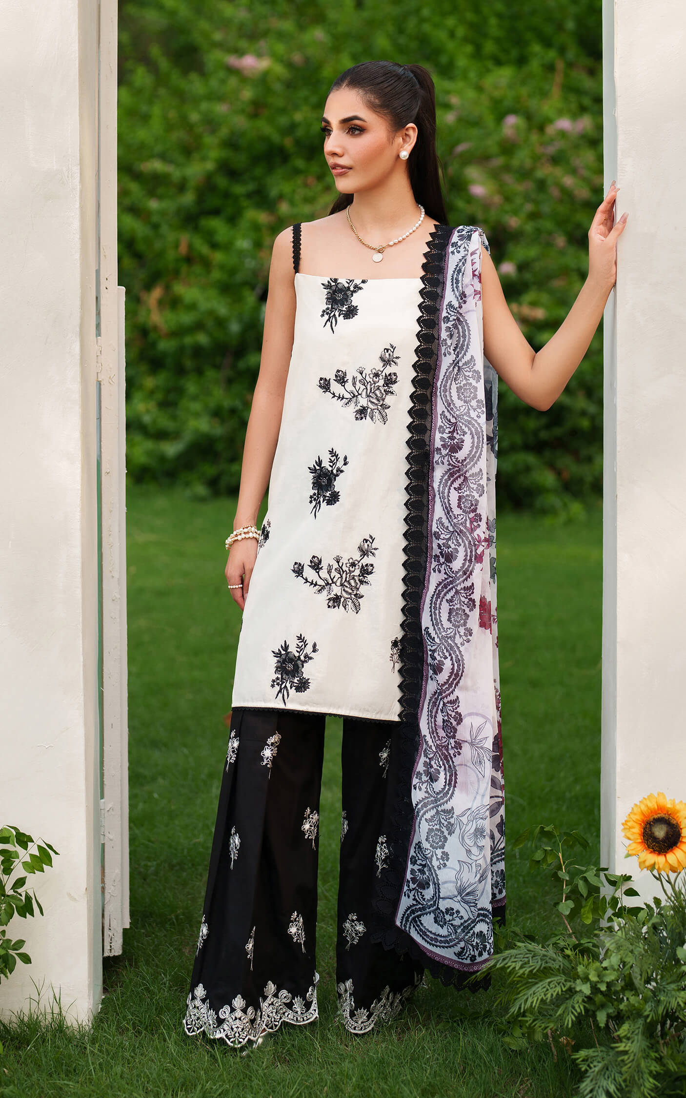Asifa & Nabeel - EDEN Cambric Unstitched Collection '25