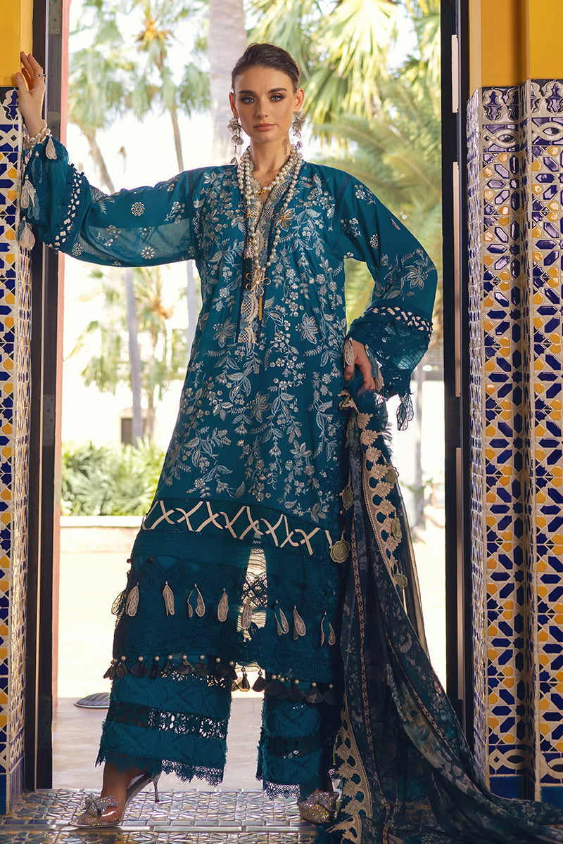 Annus Abrar - NERÓLI Unstitched Luxury Lawn '24